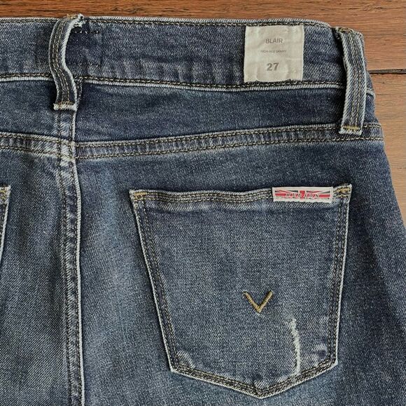 Hudson Blair High Rise Skinny Blue Jeans Size 27 - Picture 9 of 12